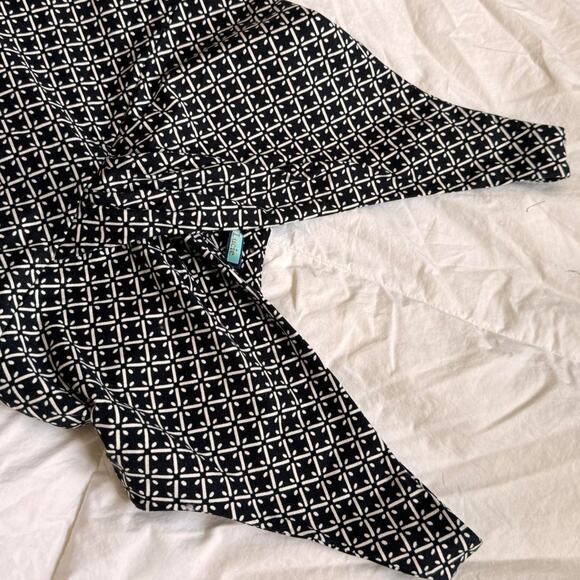 Louie et Lucie Sleeveless funky pattern midi shift dress sz med geometric - Picture 6 of 8